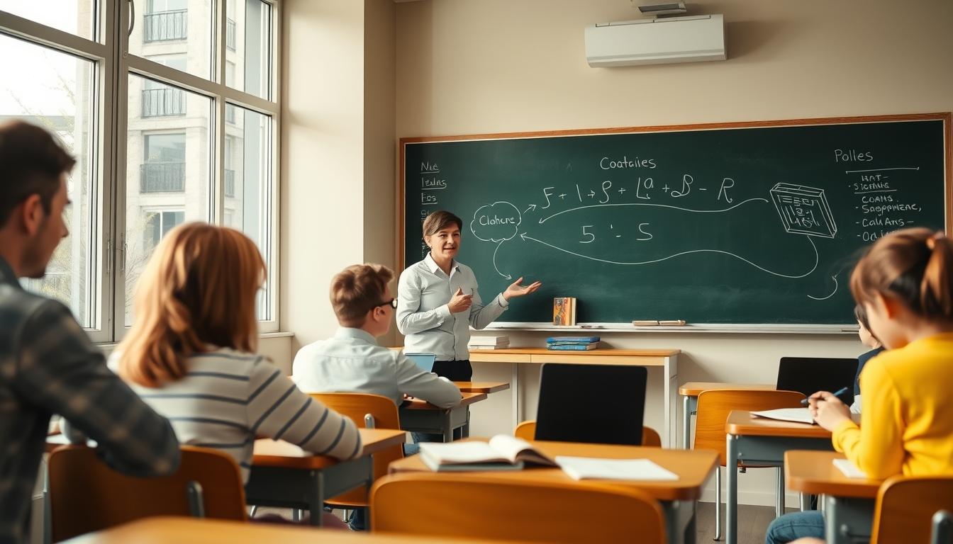 Modern university campus for students